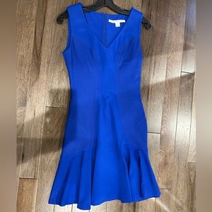Diane Vin furstenberg blue a line dress size 2
